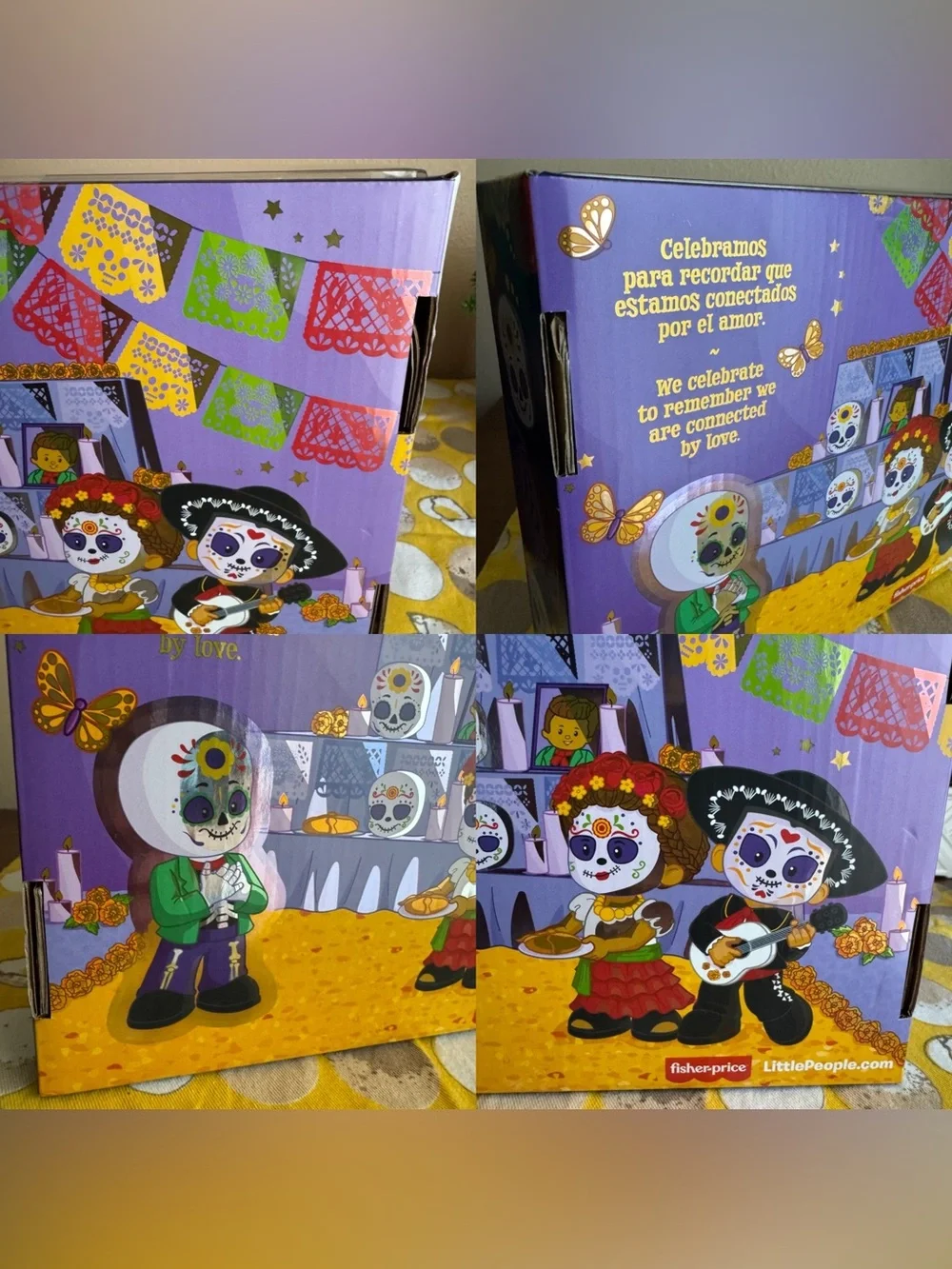 Little People new in box Dia de Muertos set of 3